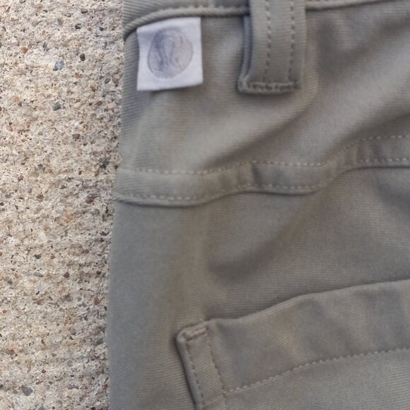 Lululemon Athletica Ladies' Pants Olive Green Sporty Dressy Stretchy 32" x 30" - Picture 10 of 12